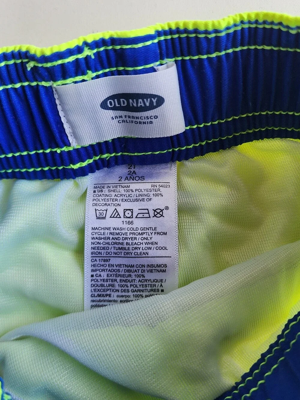 Lot Of 5 Toddler Boys Swim Trunks Shorts Mixed Old Navy H&M Sz 2T  Or 24 mos